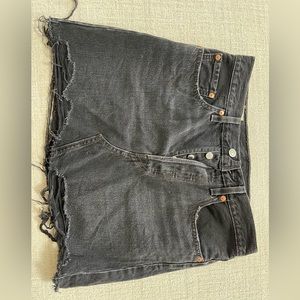 Levi’s Black Jean Skirt